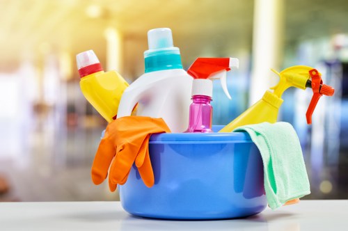 Professional office cleaning in Richmond reception area