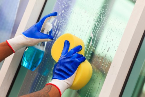 Customer complaint being reviewed in a professional cleaning service setting