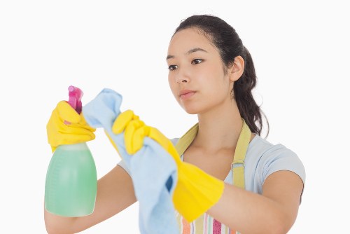 Commercial storefront window cleaning in Richmond