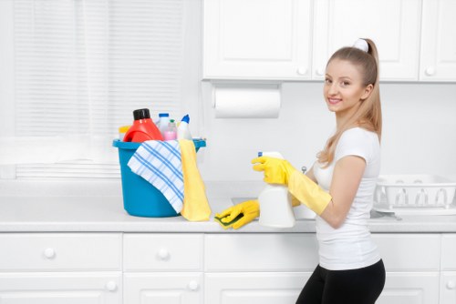 Richmond Cleaners team maintaining a safe and responsible work environment
